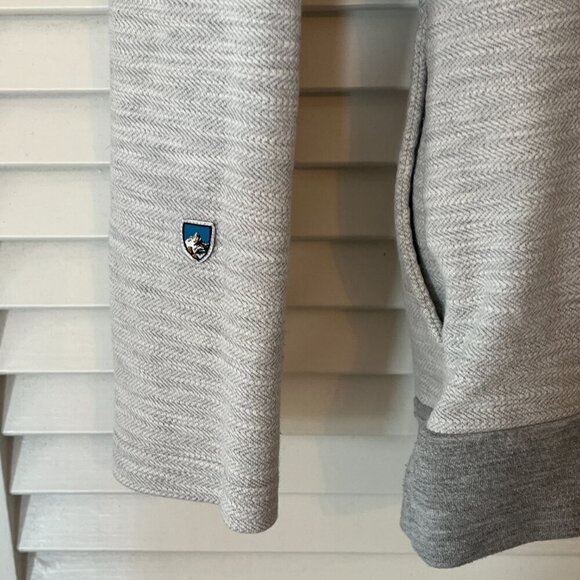 Kuhl hooded Arva sweatshirt full zip grey women's small - Picture 8 of 13